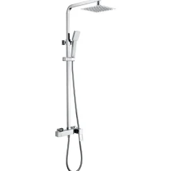 Colonne De Douche Mécanique|Imex Colonne de Douche Anti-Calcaire Chrome SUECIA BDC032
