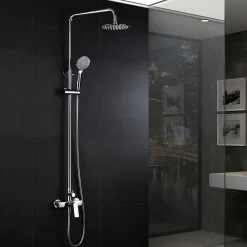 Colonne De Douche Mécanique|Imex Colonne de Douche Anti-Calcaire Chrome LUXOR BDX023