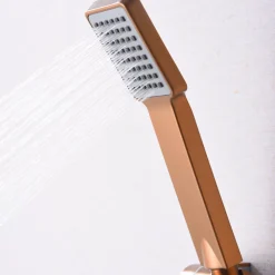Imex Colonne de Douche Anti-Calcaire Or Rose Cuivré PISA BDP048/ORC