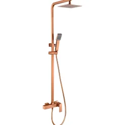 Imex Colonne de Douche Anti-Calcaire Or Rose Cuivré PISA BDP048/ORC