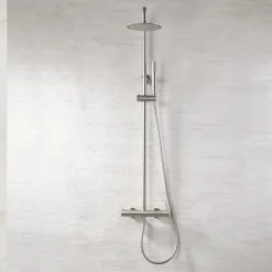 Imex Colonne de Douche Anti-Calcaire Niquel Brossé MONZA BDM039/NQ