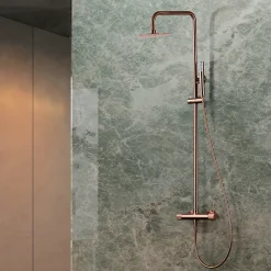 Imex Colonne de Douche Anti-Calcaire Or Rose Cuivré BDD038/ORC