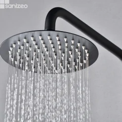 Imex Colonne de Douche Anti-Calcaire Noir Mat DELOS BDD055/NG