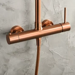 Imex Colonne de Douche Anti-Calcaire Or Rose Cuivré MONZA BDM039/ORC