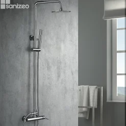Colonne De Douche Mécanique|Imex Colonne de Douche Anti-Calcaire Chrome MILOS STICK BDYS045