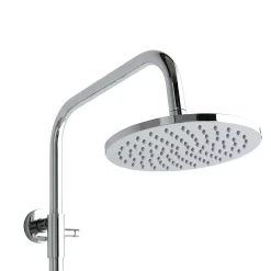 Pommeau De Douche, Flexible Et Barre De Douche|Kiamami Valentina Colonne De Douche Avec Douchette Et Pommeau Fixe Ronde