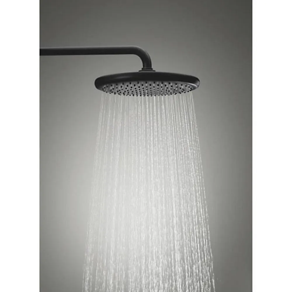 Grohe Colonne de douche avec inverseur manuel - Economie d'eau - Vitalio Start System 250 - Noir Mat - 266802431