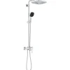 Colonne De Douche Thermostatique|Grohe Colonne de douche avec mitigeur monocommande - Economie d'eau - Vitalio Comfort 250 - Chromé - 26985001