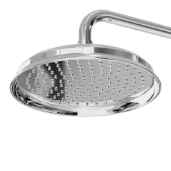 Colonne De Douche Mécanique|GoodHome Colonne de douche avec mélangeur mécanique + douchette + flexible + barre réglable, chrome, Etel