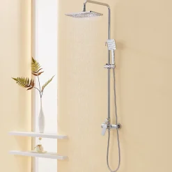 Colonne De Douche Mécanique|Auralum Max Colonne de Douche avec Robinetterie , Ensemble de Douche avec pommeau + douchette + flexible