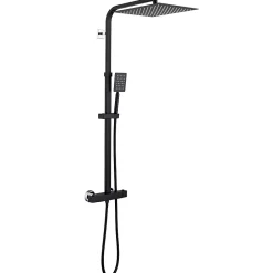Colonne De Douche Thermostatique|Auralum Max Colonne de Douche avec Robinetterie Thermostatique, Ensemble de Douche avec pommeau + douchette