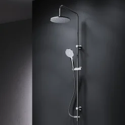 Robinet De Baignoire|Am.Pm Europe Colonne de douche baignoire sans robinet, Système de douche, Barre de douche Chrome F07TB000 Hit AM.PM