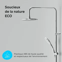 Robinet De Baignoire|Am.Pm Europe Colonne de douche baignoire sans robinet, Système de douche, Barre de douche Chrome F07TB000 Hit AM.PM