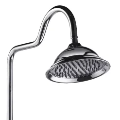 Essebagno Colonne de douche chromé rétro mitigeur mécanique Leeds 2
