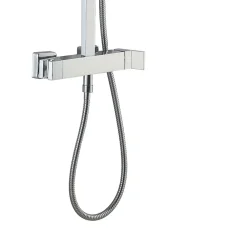 Essebagno Colonne de douche chromée avec mitigeur mécanique Kiara