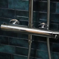 Colonne De Douche Mécanique|Essebagno Colonne de douche chromée avec mitigeur mécanique Luisa