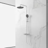 Colonne De Douche Mécanique|Dileci Colonne de douche couleur chrome -