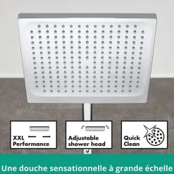 Hansgrohe Colonne de douche Crometta E 240 EcoSmart avec mitigeur thermostatique 27281000