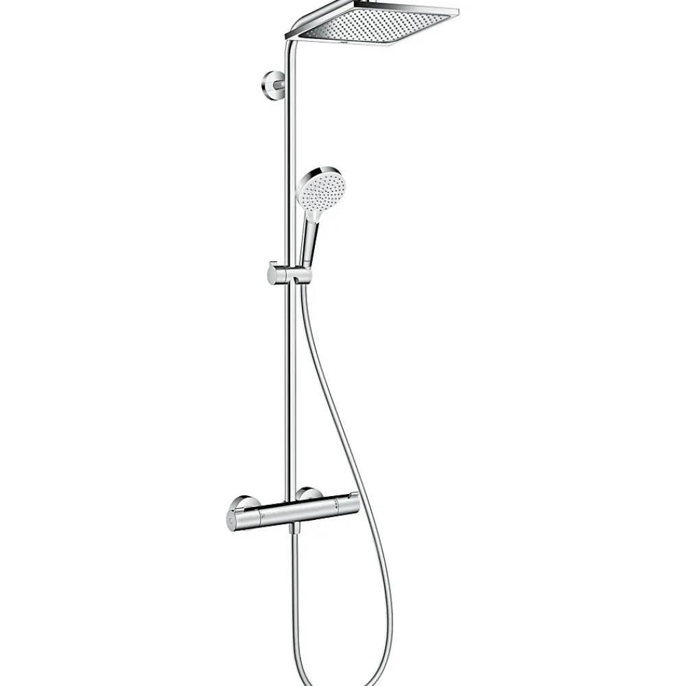 Colonne De Douche Thermostatique|Hansgrohe Colonne de douche Crometta E 240 chromé 27271000