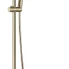 Hudor COLONNE DE DOUCHE DORÉE BROSSÉE (OR MAT) SC008 COLLECTION SCAMANDRE