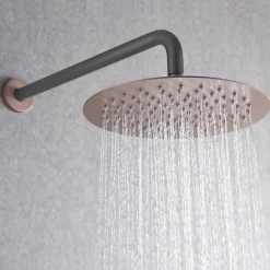 Colonne De Douche Encastrable|Imex Colonne de Douche Encastrée Anti-Calcaire Gris et Champagne LINE GPD038/GC