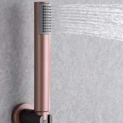 Colonne De Douche Encastrable|Imex Colonne de Douche Encastrée Anti-Calcaire Gris et Champagne LINE GPD038/GC