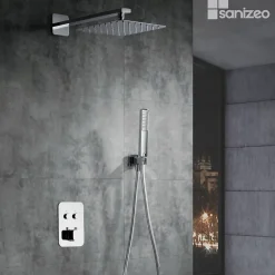 Imex Colonne de Douche Encastrée Thermostatique Anti-Calcaire Chrome MADEIRA GTM021