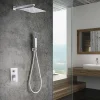 Imex Colonne de Douche Encastrée Anti-Calcaire Blanc Mat DUBLIN GPE006/BL