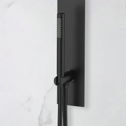 Bellegno Colonne de douche encastrée thermostatique PURA noir mat