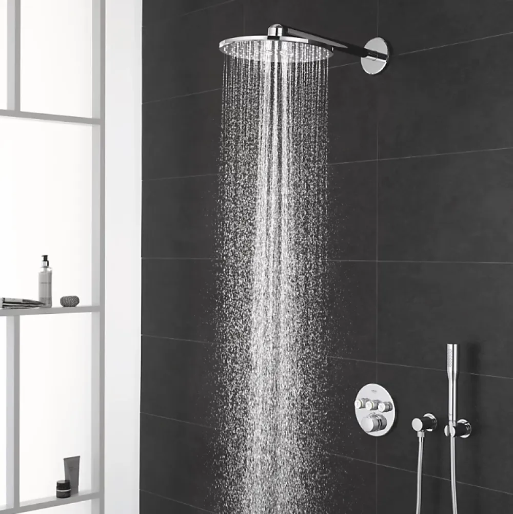 Colonne De Douche Encastrable|Grohe Colonne de douche encastrée thermostatique Grotherm SmartControl Douchette Euphoria Stick chromé