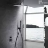 Imex Colonne de Douche Encastrée Anti-Calcaire Noir Mat SUECIA BDC032-6NG