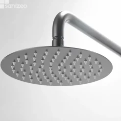 Colonne De Douche Encastrable|Imex Colonne de Douche Encastrée Anti-Calcaire Black Gun Métal DELOS GPD055/BGM