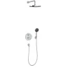 Jacob Delafon Colonne de douche encastrée thermostatique Modulo rond