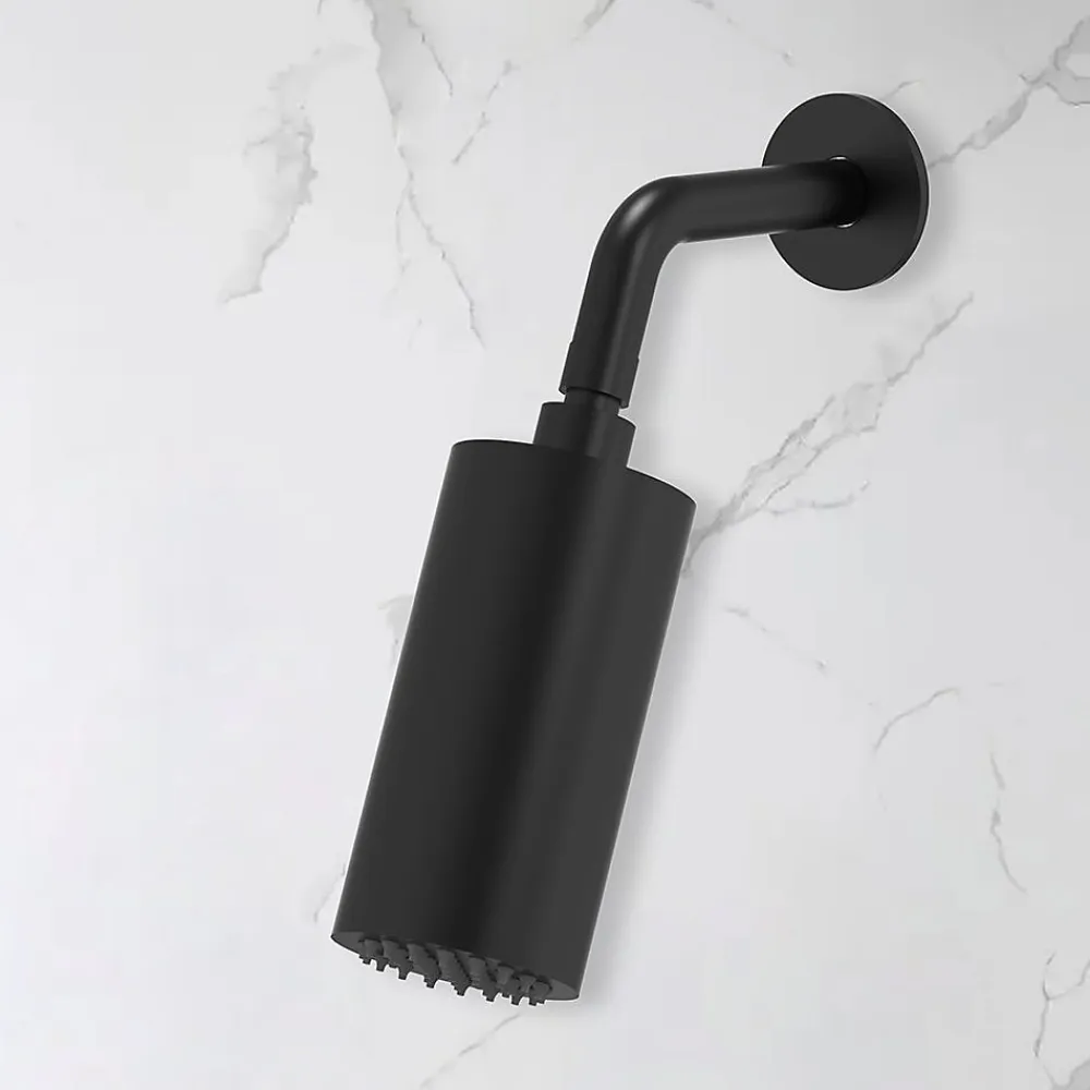 Colonne De Douche Encastrable|Bellegno Colonne de douche encastrée thermostatique MINIMALISTA noir mat