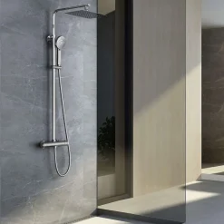 Imex Colonne de Douche Encastrée Anti-Calcaire Chrome OSLO GPE005