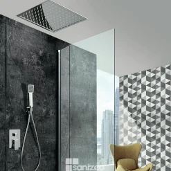 Imex Colonne de Douche Encastrée Anti-Calcaire Chrome VOLGA GET015