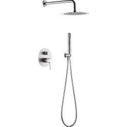 Imex Colonne de Douche Encastrée Anti-Calcaire Chrome LINE GPD038