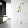 Bellegno Colonne de douche encastrée thermostatique MINIMALISTA or brossé