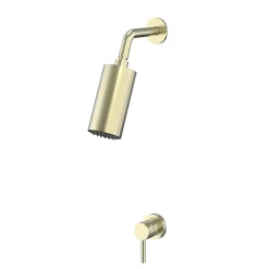 Bellegno Colonne de douche encastrée thermostatique MINIMALISTA or brossé