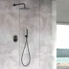 Colonne De Douche Encastrable|Imex Colonne de Douche Encastrée Anti-Calcaire Noir Mat OLIMPO GPC033/NG