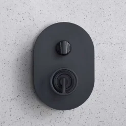 Colonne De Douche Encastrable|Imex Colonne de Douche Encastrée Anti-Calcaire Noir Mat OLIMPO GPC033/NG