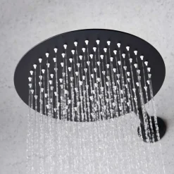 Colonne De Douche Encastrable|Imex Colonne de Douche Encastrée Anti-Calcaire Noir Mat OLIMPO GPC033/NG
