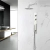 Bellegno Colonne de douche encastrée thermostatique PURA acier brossé