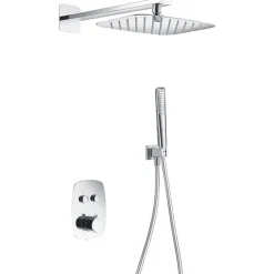 Imex Colonne de Douche Encastrée Anti-Calcaire Noir Mat HIDRA GPH035/NG