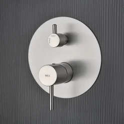 Colonne De Douche Encastrable|Imex Colonne de Douche Encastrée Anti-Calcaire Chrome MONZA GPM039