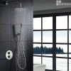 Imex Colonne de Douche Encastrée Thermostatique Acier Inoxydable Intérieur / Extérieur MOSCU GTK034