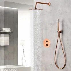 Imex Colonne de Douche Encastrée Anti-Calcaire Or Rose Cuivré MONZA GPM039/ORC