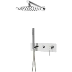 Essebagno Colonne de douche encastrée mécanique chrome Envol