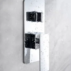 Imex Colonne de Douche Encastrée Anti-Calcaire Chrome PISA GPP048
