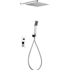 Imex Colonne de Douche Encastrée Anti-Calcaire Chrome PISA GPP048